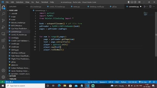 Text To Speech Using Python | Python Project смотреть онлайн