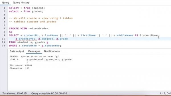Create View in PostgreSQL | Basic Tutorial #postgresql #postgresqlview #createview