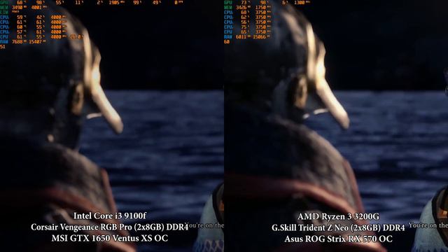 Who's the winner? - Monster Hunter World Benchmark Intel + MSI + Corsair vs AMD + Asus ROG + G.Skil смотреть онлайн