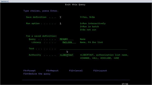 005 IBM i AS400: Querying data with Query for IBM i and DB2 for IBM i