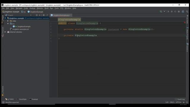 How to write Java class using Singleton design pattern byVY смотреть онлайн