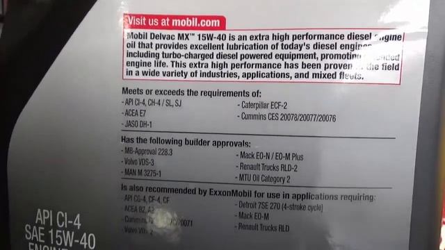 MOBIL DELVAC MX 15W-40 | OLI MOBIL DIESEL TERBAIK смотреть онлайн