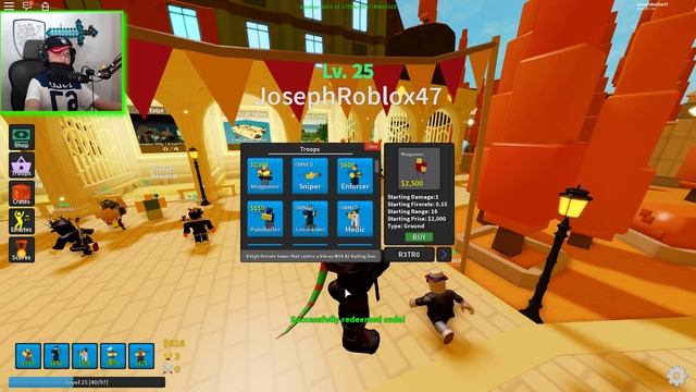 ALL NEW *ADMIN* CODES! ?DJ BOOTH PREMIUM SKINS UPDATE? Roblox Tower Defense Simulator смотреть онлайн