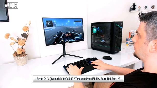 0.5ms Tepki Süreli VESA ClearMR Sertifikalı ViewSonic VX2428J Monitör смотреть онлайн