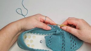 💥 Туфли Sport Часть 2| Бесплатный мастер-класс | Учимся вязать обувь крючком | CROCHET SHOES