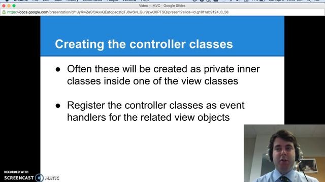CO552 video -- Model-View-Controller смотреть онлайн