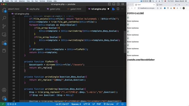 PHP ile TEMPLATE MOTORU - BOLUM #3 смотреть онлайн