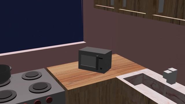 Кухня в blenger 3d смотреть онлайн