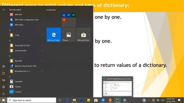 Lecture 19: Dictionaries In Python смотреть онлайн