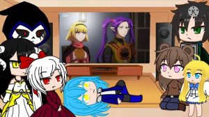 Реакция оверлорд + герой щита + Римуру на Overlord |||