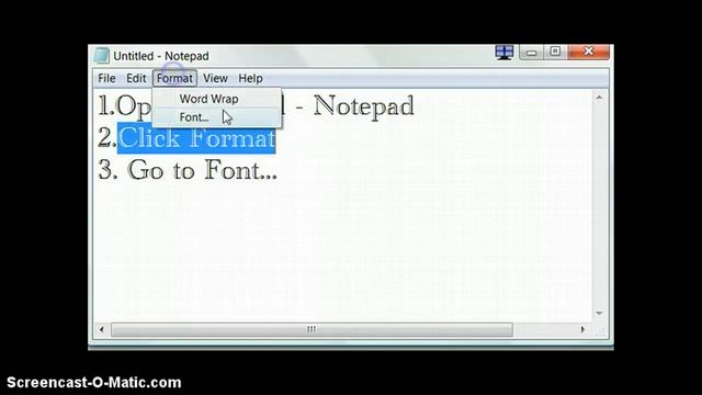 how to change the format of the letters in notepad смотреть онлайн