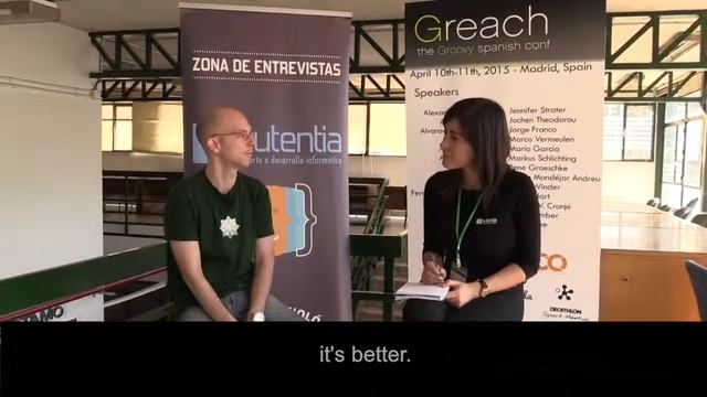 Greach 2015 - Entrevista Iván López (AST Groovy Transformers) смотреть онлайн