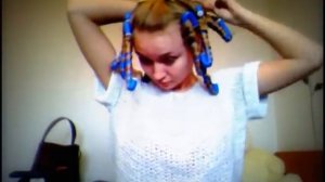 Быстрые локоны на папильотки.Quick and easy curls