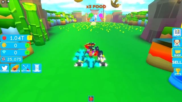 ЧИТЕРСКИЙ МЕГА ПЕТ В FOOD MAGNET SIMULATOR В РОБЛОКС! ROBLOX смотреть онлайн