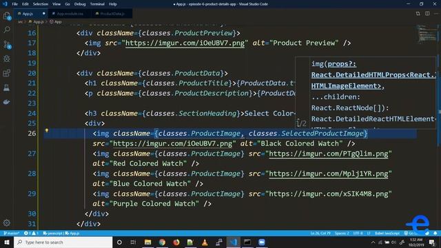 ReactJS - Practice Problem: Product Details Page [Solution] - Part 1 смотреть онлайн