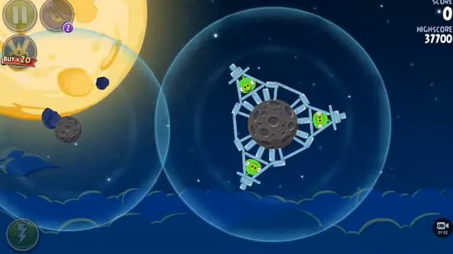 Прохождение Angry Birds Space #1 Pig Bang - Part 2