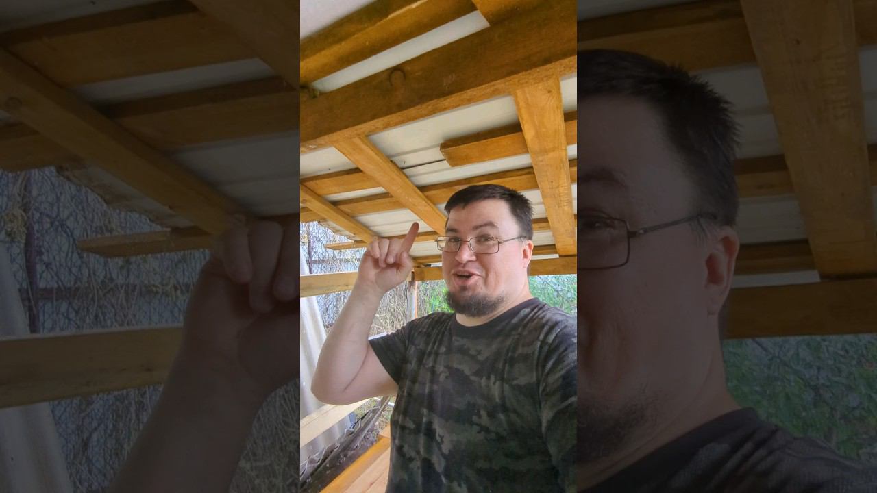 КРЫША детского домика не течет ! #shorts #стройка #строительство смотреть онлайн