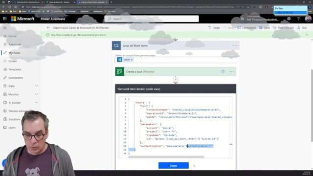 Exporting Azure DevOps workitems to Microsoft Planner using Power Automate (stream 204) смотреть онлайн