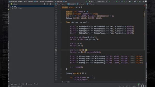 A Small Bug Fix - "width must be greater than 0" | Make 2D Games In Android Studio смотреть онлайн