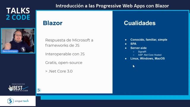 #talks2code 21.02 - Introducción a las Progressive Web Apps con Blazor #SimpatTech смотреть онлайн