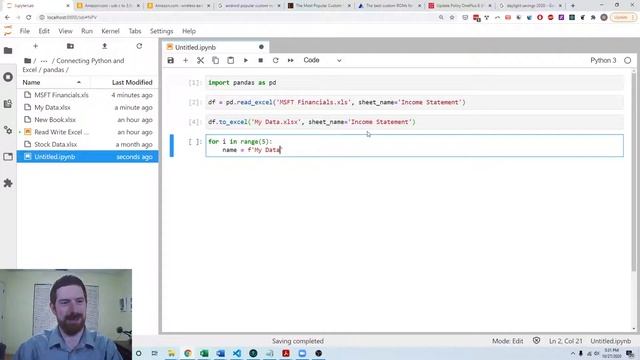 Reading and Writing to Excel with Pandas - Lab Exercise Solutions смотреть онлайн