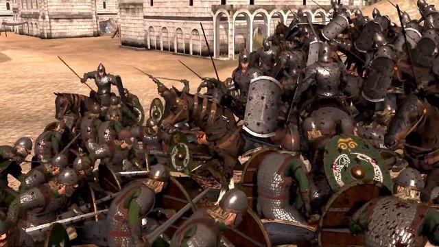 ROHAN RIDES OUT! - Dawnless Days Total War Multiplayer Siege смотреть онлайн
