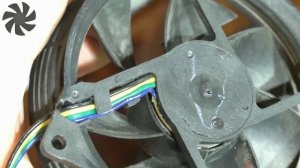 как смазать неразборный кулер