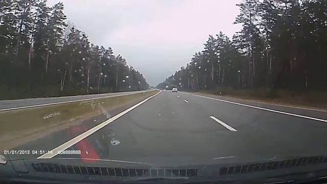 Заснул за рулем,трасса М-1,Брест-Москва. смотреть онлайн