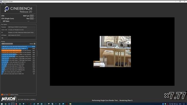 AMD RYZEN 3950X+X570 CINEBENCH R20 смотреть онлайн