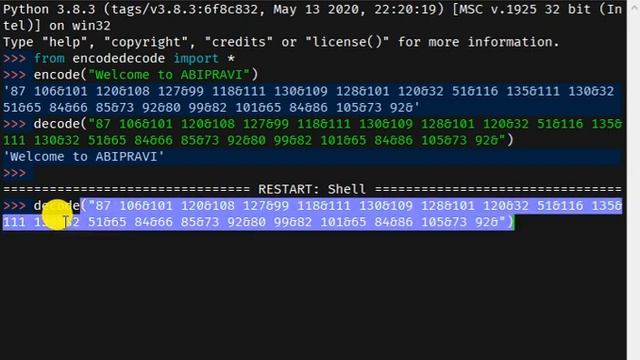 Encoding and Decoding in Python #encoding #ASCIIencoding смотреть онлайн