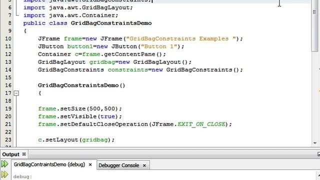 Java Programming Tutorial -GridBagConstraints-10- public static final int NORTH смотреть онлайн