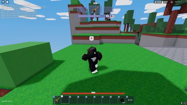 EXTREME Gun Game, But I Secretly RIGGED IT.. (Roblox Bedwars) смотреть онлайн