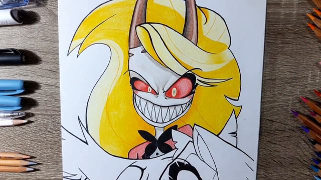 Hazbin Hotel / Отель Хазбин. Speed drawing / Рисование смотреть онлайн