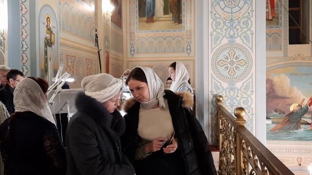По Трисвятом - тропарь праздника Введение во храм Пресвятой Богородицы. Регент Екатерина Артюхова. смотреть онлайн