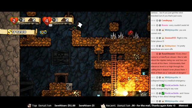 Kate Live!- Spelunky Co-op with Northernlion [Episode 11] смотреть онлайн
