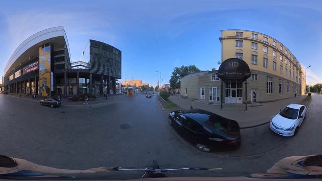 360º Площадь Победы, ул. Баранова, Дом Техники, Башня Врангеля в Калининграде смотреть онлайн