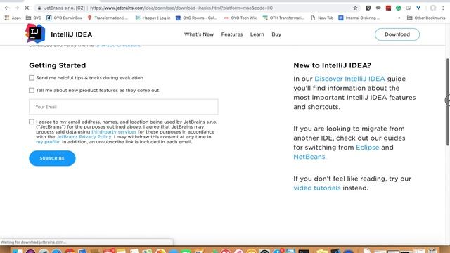 Downloading #IntelliJ Community Edition in #macOS смотреть онлайн