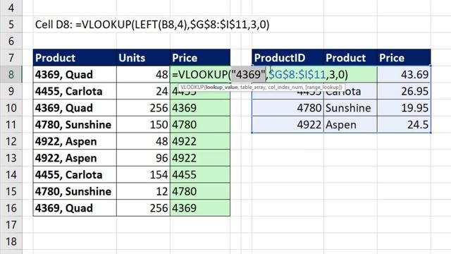 VLOOKUP & LEFT Functions #N/A Error. And Lookup Code is in List?!? Excel Magic Trick 1627 смотреть онлайн