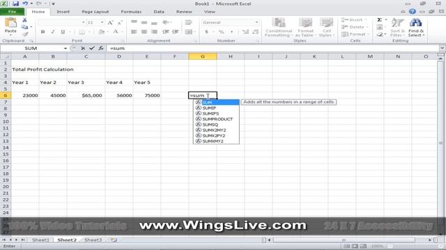 Microsoft Excel 2010 WingsLive com смотреть онлайн