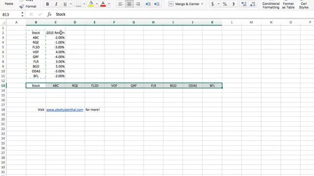 Switching (Transposing) Columns to Rows OS X Excel 2016 смотреть онлайн
