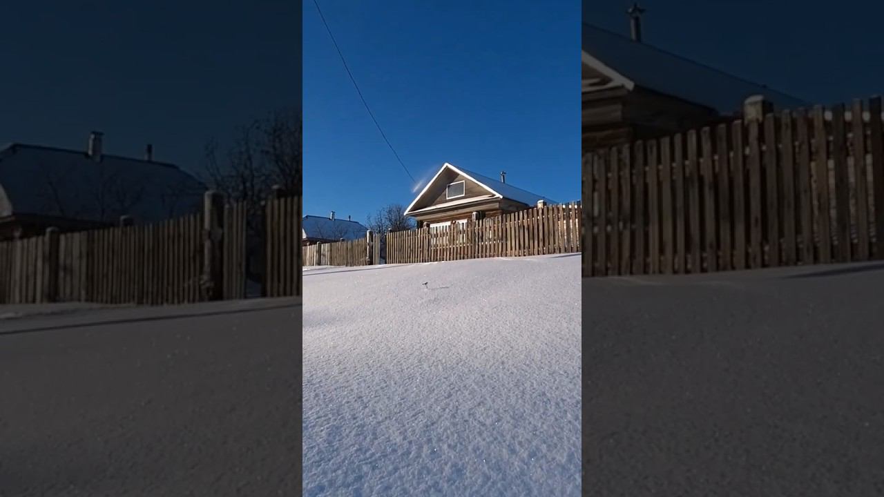 Морозный денёк в Русской деревне смотреть онлайн