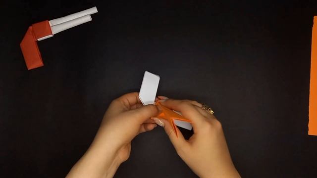 Origami gun easy pistol no tape|How to make a paper gun without glue | Rubber band paper gun magnum смотреть онлайн