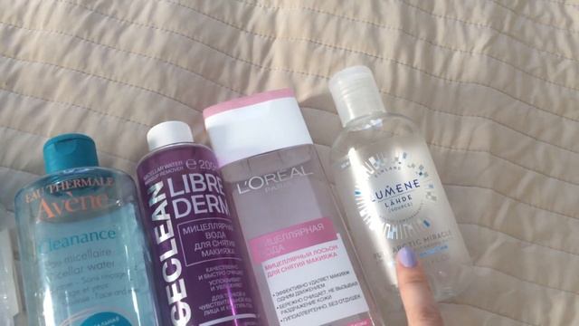 Миццелярная вода, какая лучше?/ La Roche Posay/ Bioderma/ Avene/ Uriage/ Hadalabo/L'Oréal/ Libreder