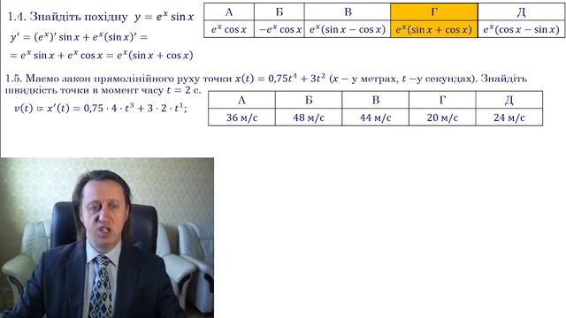 27. Похідна функції та її застосування. Підготовка до ЗНО з математики. смотреть онлайн