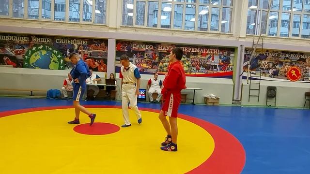 Наухацький Максим - Микулинанець Олександр. -64 кг.Чемпіонат Києва з самбо серед юніорів. 15.01.202 смотреть онлайн