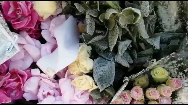 Могила Юрия Шатунова в первый день зимы сегодня на Троекуровском кладбище в Москве 01.12.2022 смотреть онлайн