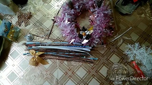 Праздничный венок своими руками (очень быстро) смотреть онлайн
