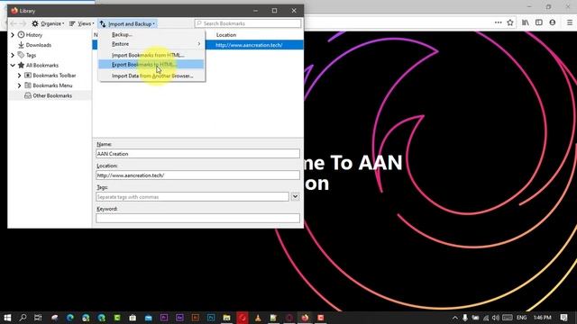 How to Export and import Bookmarks to HTML File in Firefox смотреть онлайн