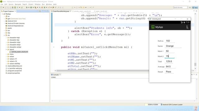 08.5a. How to develop SQLite database using Android app? смотреть онлайн