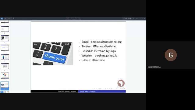 Batch 3 | Week 9 & 10 - Day 43 : Guest Talk with Berthine Nyanga Mpinda on Her Data Science Journey смотреть онлайн
